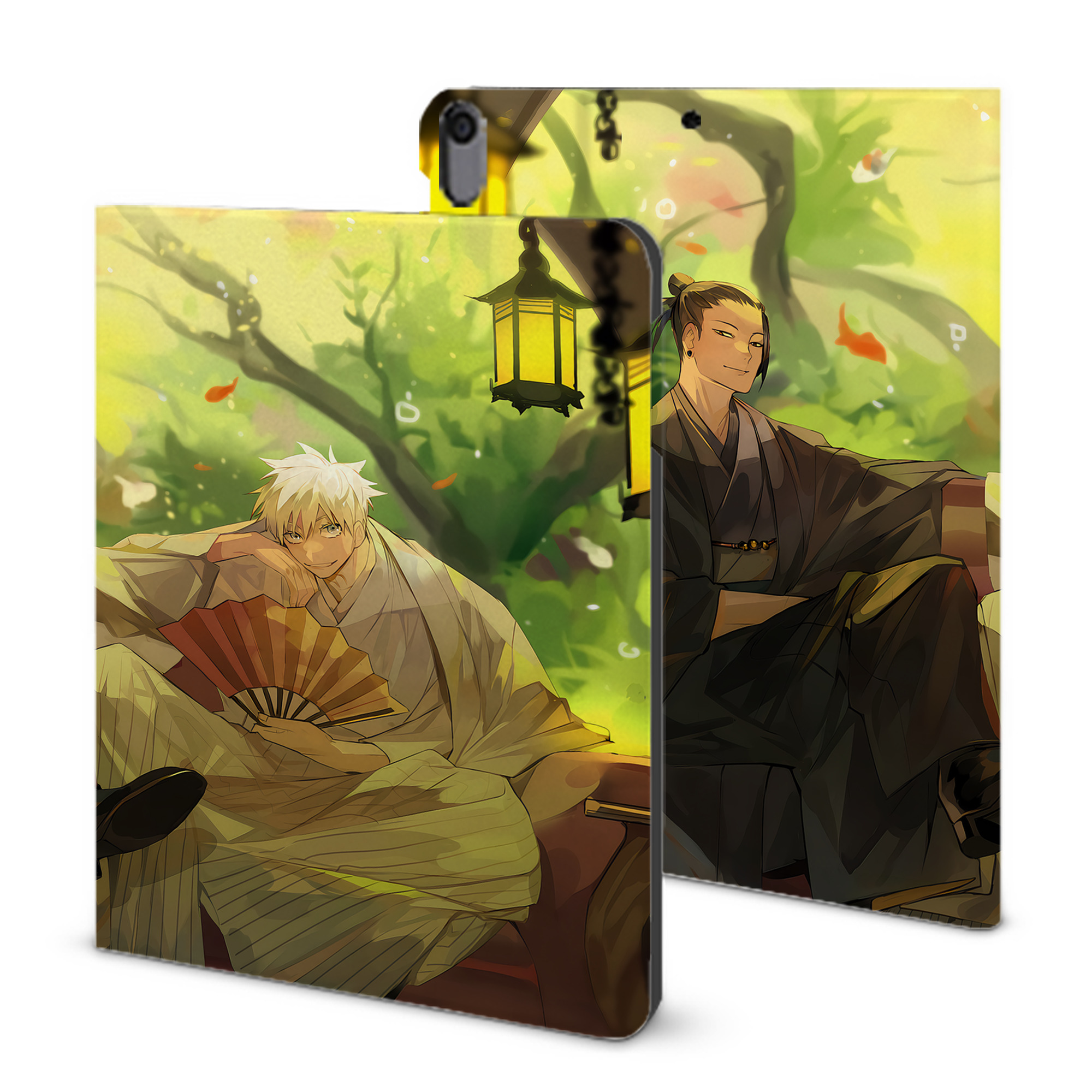 （画像用） 呪術廻戦 Jujutsu Kaisen IPad ケース ブック型 PUレザー TPU 耐衝撃 軽量 薄型 ペン収納なし 全面保護 IPad 各モデル対応
